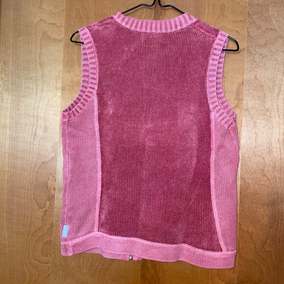 Woolrich Womens Rosebud Pink Zip-Up Vest M - Picture 6 of 7